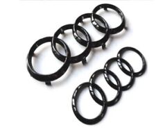 Audi A3 2003-2017 Grelha Frontal em Preto Brilhante 273mm e Emblema Traseiro 192mm comprar usado  Enviando para Brazil