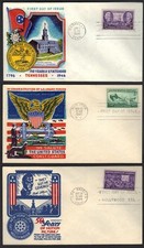 1944 three fdc for sale  Appleton