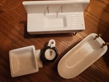 Dollhouse white bathroom for sale  Gaithersburg
