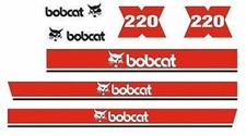 Bobcat x220 stickers d'occasion  Expédié en France