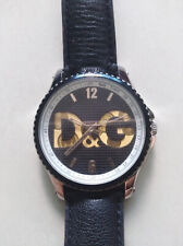 Dolce & Gabbana DW0702 Men's Watch Black Leather Strap comprar usado  Enviando para Brazil