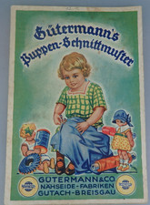 Gütermann puppen schnittmuste gebraucht kaufen  Deutschland