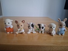 Usado, Figuras de bebês Sylvanian Families vaca urso polar veado coelho comprar usado  Enviando para Brazil