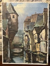 Huile toile signée d'occasion  Vannes
