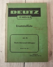 Riginal ersatzteilliste deutz gebraucht kaufen  Zeiskam