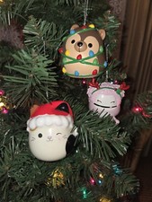 Squishmallow christmas ornamen for sale  Mc Arthur