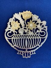 Plat floral métal d'occasion  Neuilly-sur-Seine