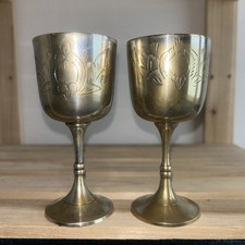 Vintage brass goblets for sale Vintage brass goblets for sale  WOTTON-UNDER-EDGE