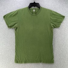 Camiseta masculina American Apparel manga curta verde pequena S gola redonda  comprar usado  Enviando para Brazil