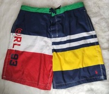 Bañador Polo Ralph Lauren para hombre 2XB multicolor bloque *Leer segunda mano  Embacar hacia Mexico