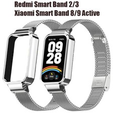 Usado, Pulseira de aço inoxidável para Redmi Smart Band 2 3 / Xiaomi Band 8 9 Active comprar usado  Enviando para Brazil