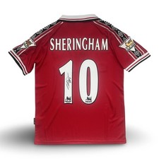 Signed teddy sheringham for sale  CLYDEBANK