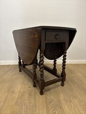 Antique oak gateleg for sale  WIMBORNE
