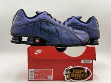Nike Shox R4 Iridescente 2024 Tamanho 11 Usado Raro Autêntico Azul Treinador Corredor Baixo comprar usado  Enviando para Brazil