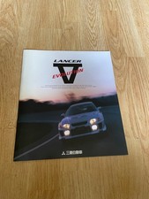 LANCER EVOLUTION V 5 BROCHURA RS GSR RARA EVO CP9A RALLIART PEÇAS OPCIONAIS comprar usado  Enviando para Brazil