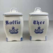 Vintage delft canister for sale  Los Angeles
