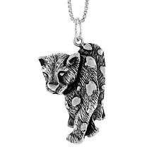 Pendentif En Argent Sterling TIGER / Charme, Chaîne En Boîte Italienne na sprzedaż  Wysyłka do Poland