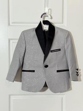 Smoking KW masculino ternos 3 peças para crianças tamanho 2T prata brilhante  comprar usado Smoking KW masculino ternos 3 peças para crianças tamanho 2T prata brilhante  comprar usado  Enviando para Brazil