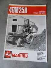 Prospectus publicité manitou d'occasion  Fleurance