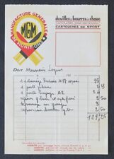 Facture 1930 mgm d'occasion  Nantes-