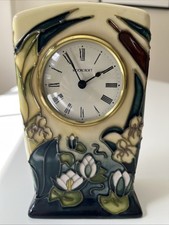 Moorcroft pottery clock for sale  NEWBURY