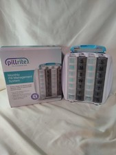 Pillritte Organizador Mensual de Pastilleros para Medicina 28 Días segunda mano  Embacar hacia Mexico