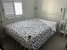 Brass bed frame for sale  RICHMOND