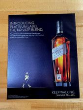 Etiqueta de platina 2013 impressa anúncio Johnny Walker, usado comprar usado Etiqueta de platina 2013 impressa anúncio Johnny Walker, usado comprar usado  Enviando para Brazil