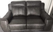 Leather sofa seater for sale  TRANENT