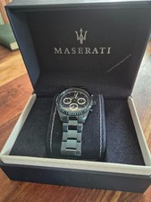 Maserati chronograph blue gebraucht kaufen  Iffeldorf