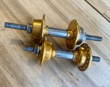 CONJUNTO DE CUBO TRASEIRO DIANTEIRO BMX CADEIRA ESCOLAR MÉDIA OURO 36h FLANGE BAIXO comprar usado  Enviando para Brazil