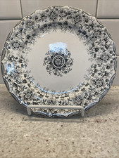 Black transferware plate for sale  Marion