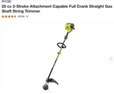 cycle ryobi trimmer string 2 for sale  Lithonia