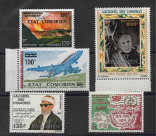 Comorien timbres surchargées d'occasion  Herblay