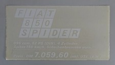 Preisaufkleber fiat händler gebraucht kaufen  Jever