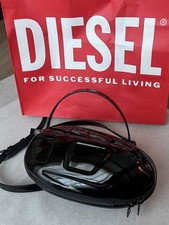 Bolsa de ombro Diesel feminina usada uma vez preta 2 vias couro sintético quase não usada comprar usado  Enviando para Brazil