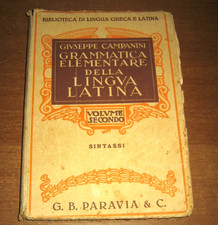 Campanini grammatica elementar usato  San Giovanni la Punta