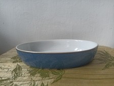 Blue denby oval for sale  FAVERSHAM