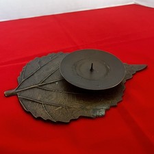 Leaf pillar candle for sale  Clio