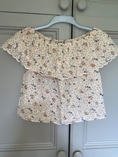 Floral bardot top for sale  TELFORD