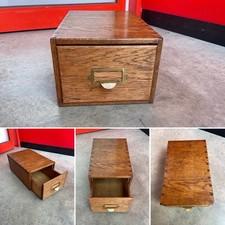 Vintage oak card for sale  MANCHESTER