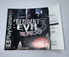 Resident Evil 3 Nemesis Sony PlayStation PS1 Original Apenas Manual com Reg. Cartão comprar usado  Enviando para Brazil
