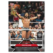 2025 WWE Topps Now #56 Trick Williams - 1º título mundial 'Face Of TNA' PRÉ-VENDA, usado comprar usado  Enviando para Brazil