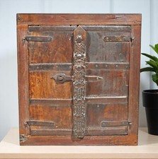 Painel de janela antigo de madeira grande decoração de parede com moldura original antigo comprar usado  Enviando para Brazil