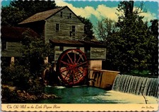 Usado, Cartão postal continental Dr Jim Stamps Old Mill On The Little Pigeon River Tennessee comprar usado  Enviando para Brazil