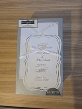 NUEVO Celebrate It 40 Invitaciones de Boda Imprimibles - Plateado segunda mano  Embacar hacia Mexico