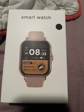 Smartwatch masculino feminino monitor de frequência cardíaca à prova d'água para iPhone Android -Preto comprar usado  Enviando para Brazil