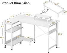 Shaped computer desk for sale  Hawthorne