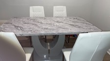 glass 4 dining chair table for sale  Indianapolis