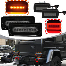 4x luz de freio traseira dinâmica e lâmpada de neblina traseira para 90-18 Mercedes Classe G W463 G550 comprar usado  Enviando para Brazil